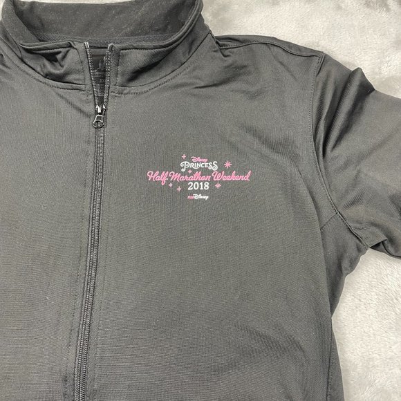 Disney Princess Half Marathon Weekend 2018 Race Zip Up Women's XXL Slim Fit - Picture 2 of 8
